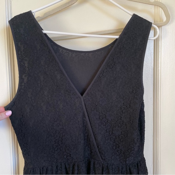Yumi Black Sleeveless Black Lace Dress - size 10 - Picture 5 of 7